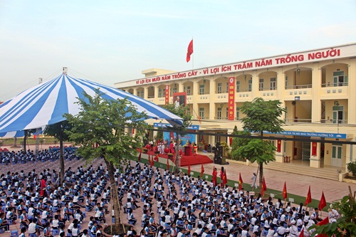 dự án xây dựng Trường THCS thị trấn Chúc Sơn B